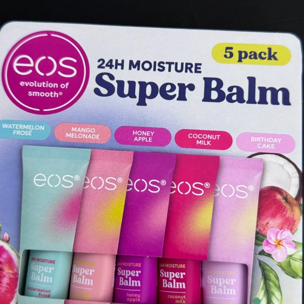 eos Super Balm 24 Hour Moisture 5-pack